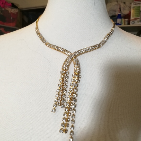 Sparkling necklace Made of Swarovski Crystal